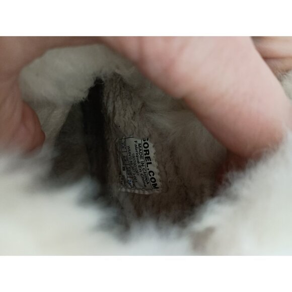 Sorel Out N About Winter Boots Womens Size 7.5 Gray Suede Faux Fur Lined Booties - Picture 9 of 10